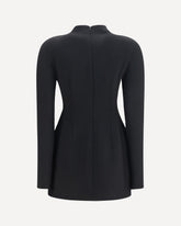 Tefrite short Dress - BLACK | Base Blu