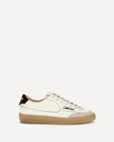 Windscape Low leather Sneakers - WHITE | Base Blu