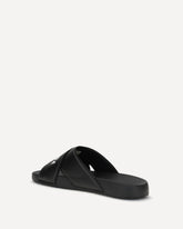 Cross-logo Slides - BLACK | Base Blu