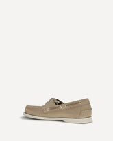 Portland Nubuck Docksides Loafers - BEIGE | Base Blu