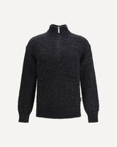 Cotton Sweater - BLACK | Base Blu