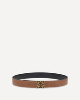Cintura reversibile Anagram - MARRONE | Base Blu