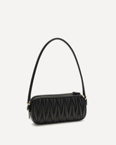 Borsa a spalla in pelle - NERO | Base Blu