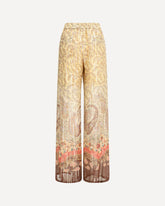 Silk georgette Pants express fluid - MULTICOLOUR | Base Blu