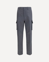 Linen and cotton Pants - GREY | Base Blu