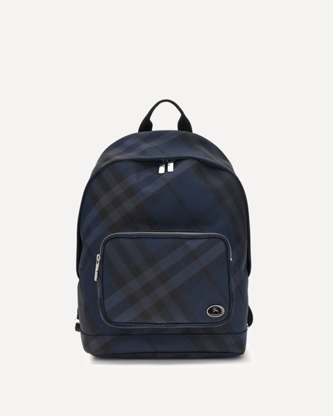 BURBERRY Grid Backpack BLUE