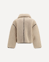 Eco shearling Jacket - CREAM | Base Blu
