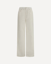 Wide-leg Jeans - WHITE | Base Blu