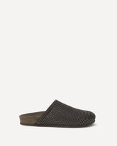 Leather Slides - BROWN | Base Blu