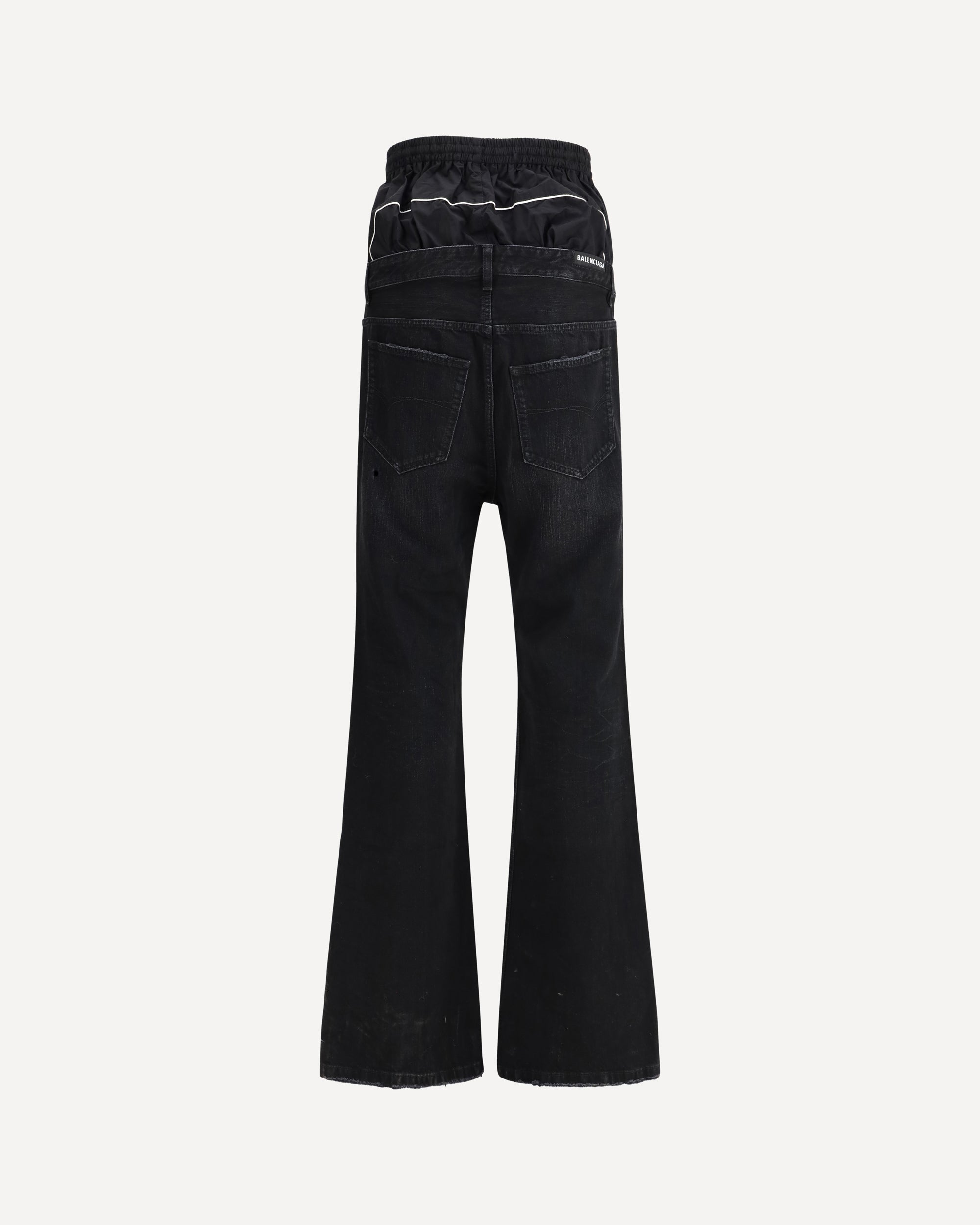 BALENCIAGA Layered Jeans BLACK | Base Blu