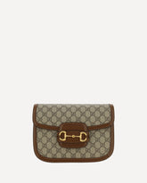 Horsebit Shoulder Bag - BEIGE | Base Blu