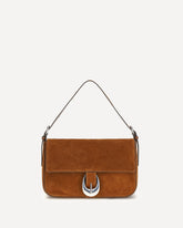Harlow Medium Shoulder Bag - BROWN | Base Blu