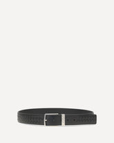 Intrecciato Belt - BLACK | Base Blu