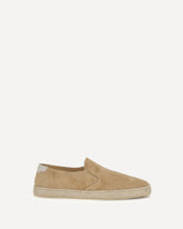 Suede Sneakers - BEIGE | Base Blu