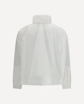 Beth Jacket with transparent inserts - WHITE | Base Blu