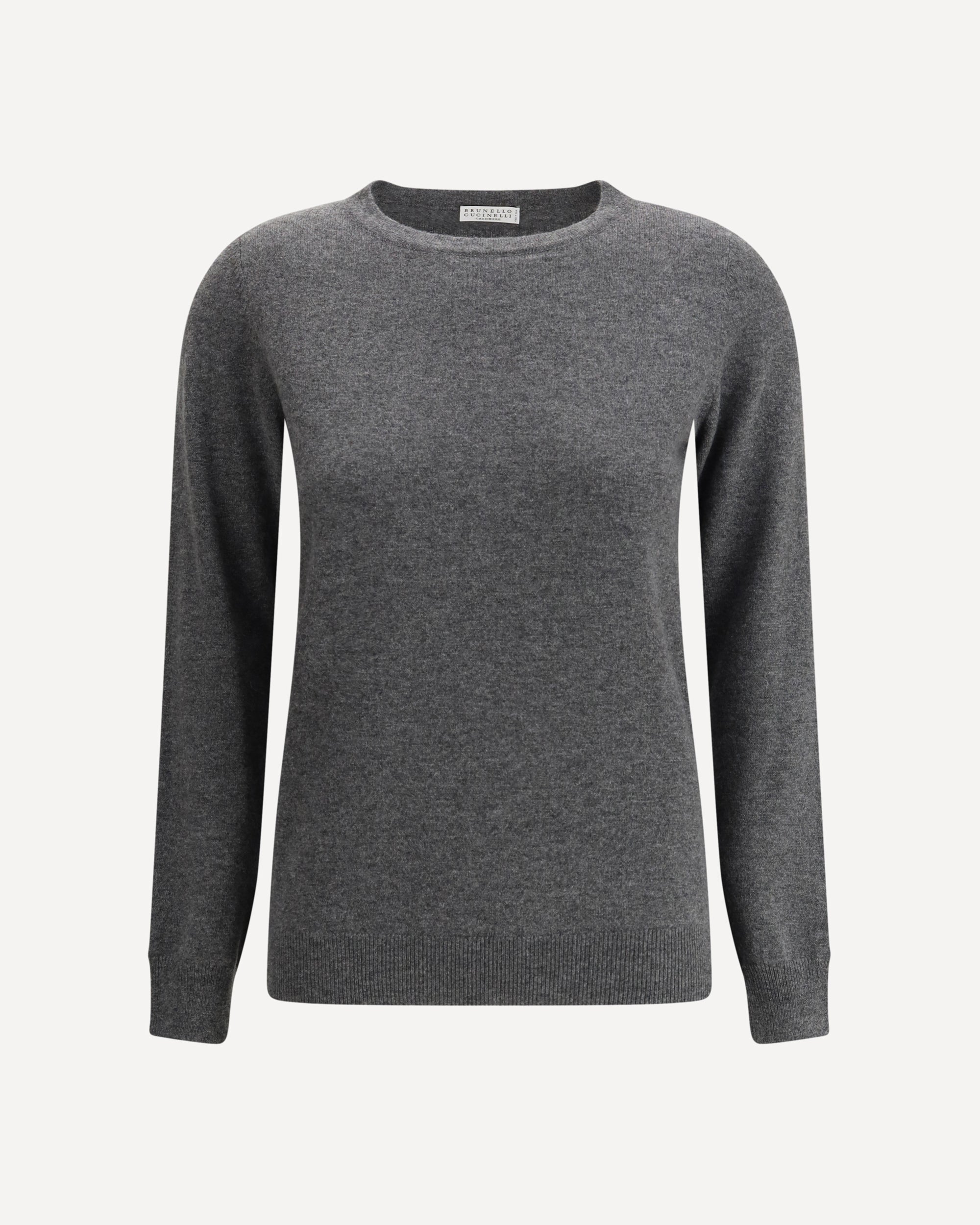 BRUNELLO CUCINELLI Cashmere Sweater GREY | Base Blu