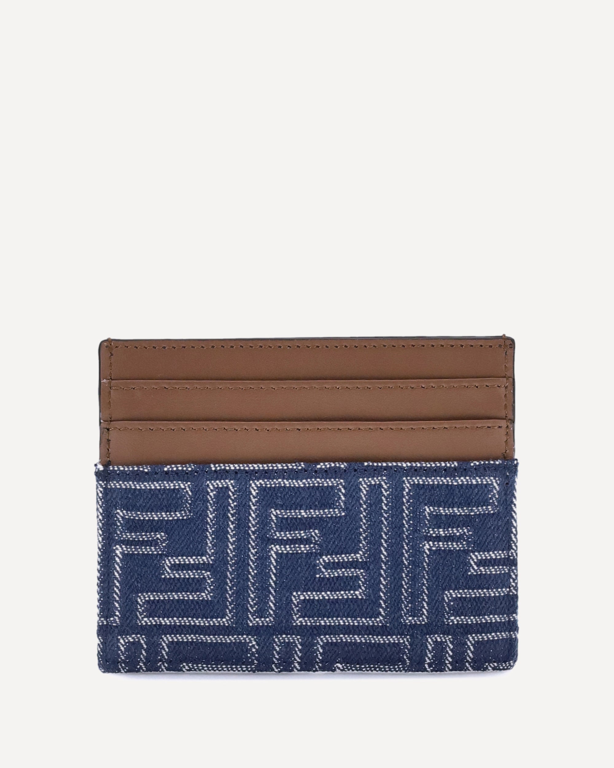FENDI Denim Card Holder BLUE | Base Blu
