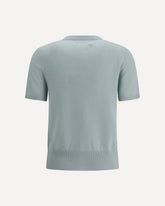 Short-sleeve Cardigan - LIGHT BLUE | Base Blu