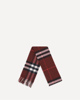 Check Cashmere Scarf - RED | Base Blu