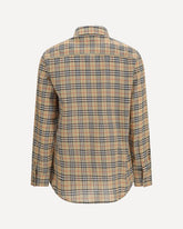 Classic Check cotton Shirt - BEIGE | Base Blu