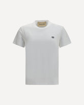 Cotton VLogo T-shirt - WHITE | Base Blu