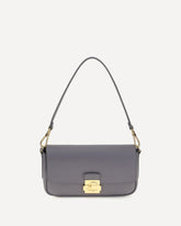 C-Me Lock medium Shoulder Bag - LIGHT BLUE | Base Blu