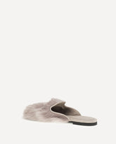 Mules in montone - GRIGIO | Base Blu