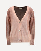 Cardigan with a  button closure - PINK | Base Blu
