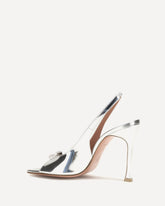 Mini Camelia Slingback Sandals - SILVER | Base Blu