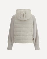 Piumino con maniche in lana - BIANCO | Base Blu