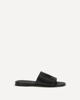 Embossed logo Sandals - BLACK | Base Blu