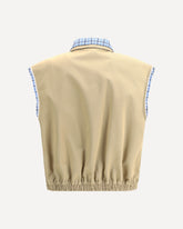 Vest Jacket - BEIGE | Base Blu