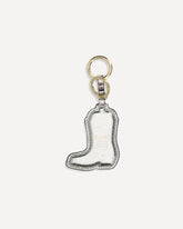 Western Boot Keyring - SILVER | Base Blu