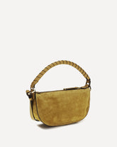 Marcie suede mini Shoulder Bag - BROWN | Base Blu