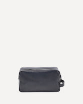Beauty Case in pelle martellata - NERO | Base Blu
