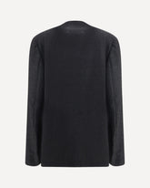 Minimal virgin wool Jacket - GREY | Base Blu