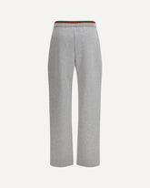 Cotton jersey leisure Trousers - GREY | Base Blu