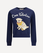 Cotton Sweatshirt - BLUE | Base Blu