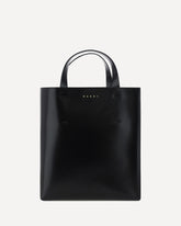 Calfskin Museo Handbag by Marni - BLACK | Base Blu