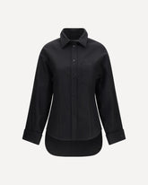 Classic long-sleeved Shirt - BLACK | Base Blu