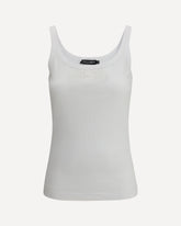 Top a costine - BIANCO | Base Blu
