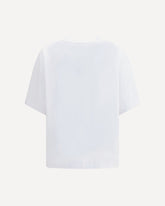 Monochrome cotton T-Shirt - WHITE | Base Blu