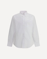 Camicia con taschino ricamato  - BIANCO | Base Blu