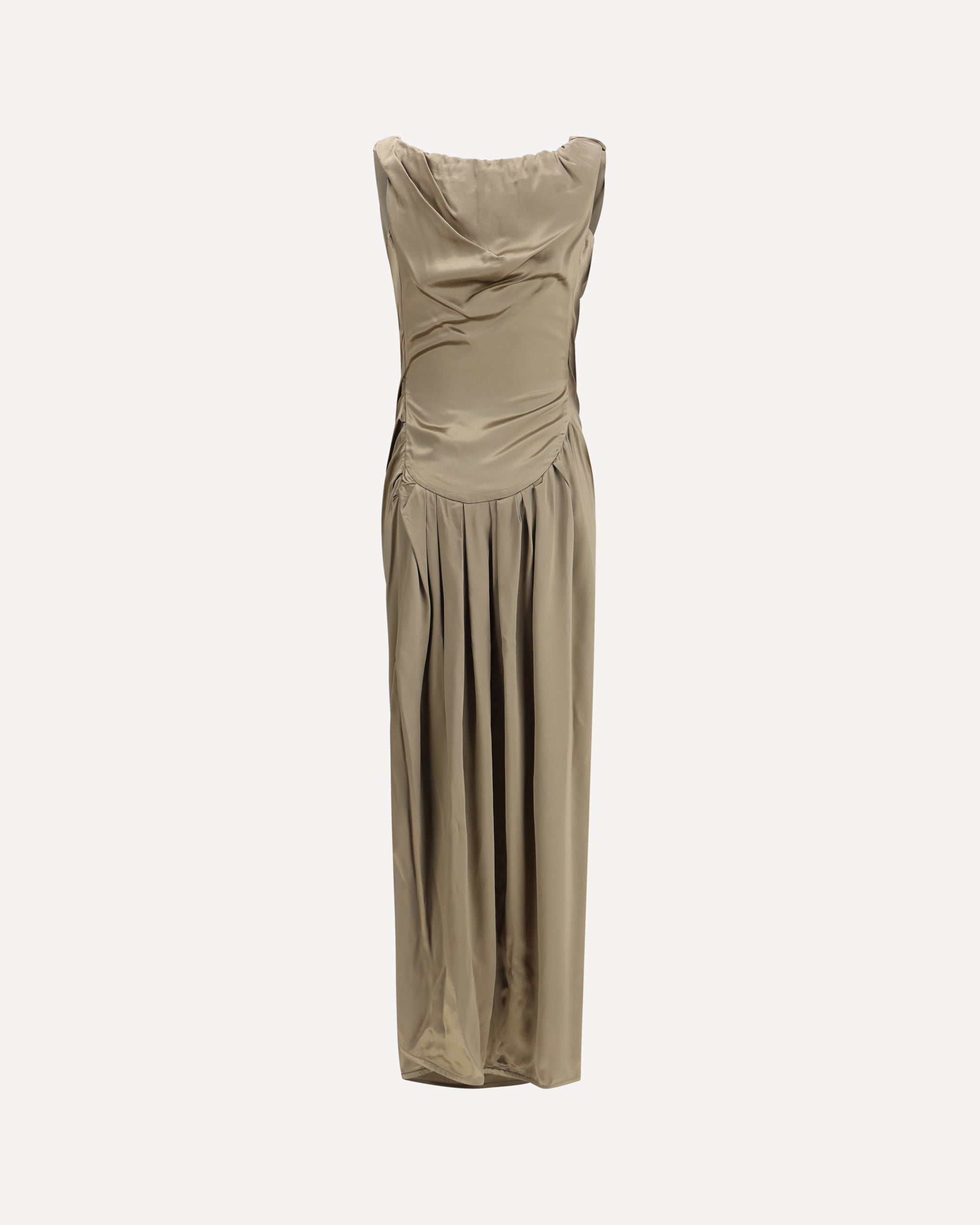 VIVIENNE WESTWOOD Ginnie pencil Long Dress BEIGE | Base Blu VIVIENNE WESTWOOD Ginnie pencil Long Dress BEIGE | Base Blu