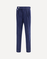 Wool corduroy Trousers - BLUE | Base Blu