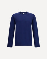 Round neckline Sweater in Wool - BLUE | Base Blu