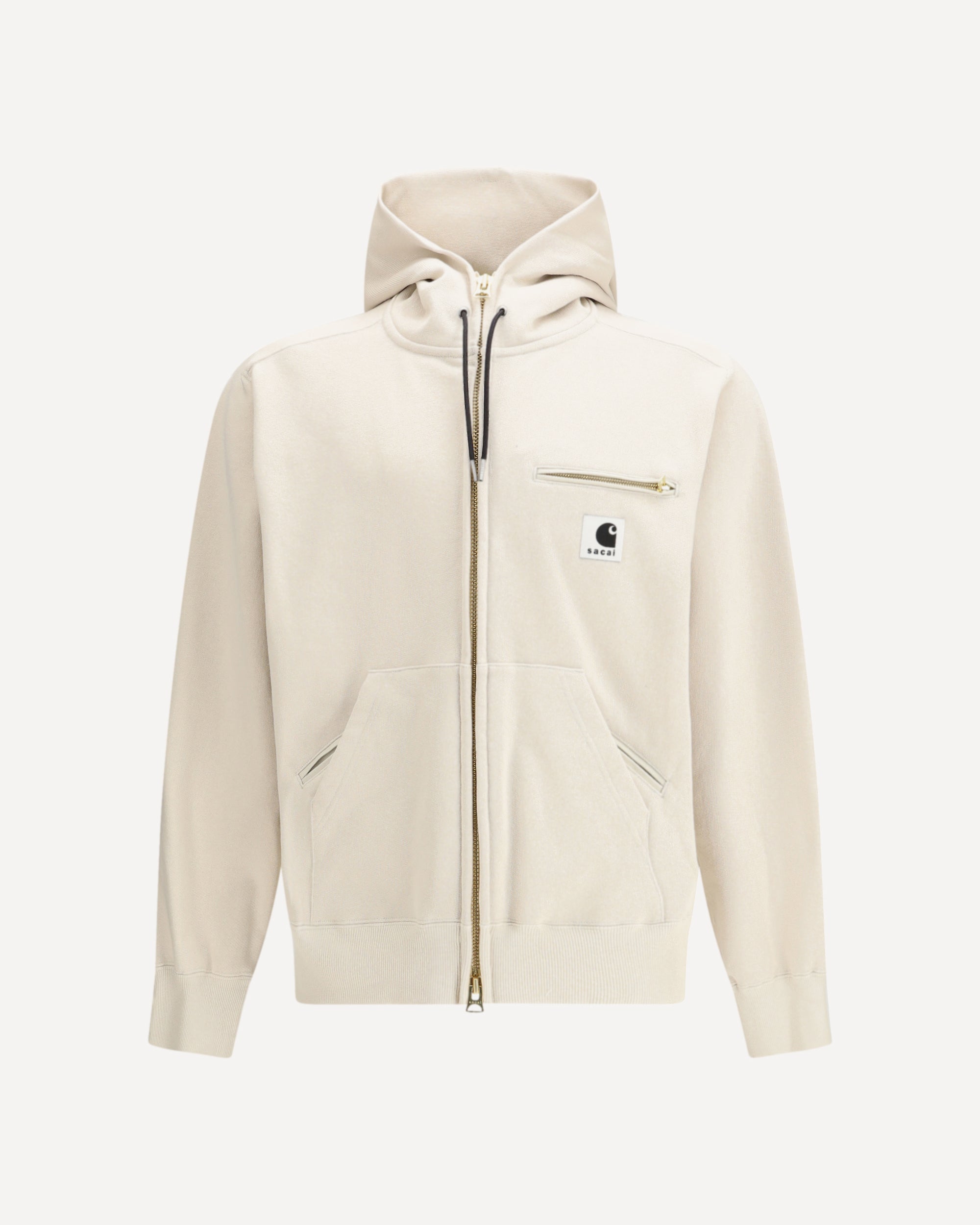 SACAI Cotton jersey Hoodie by Sacai + Carhartt WIP BLACK | Base Blu