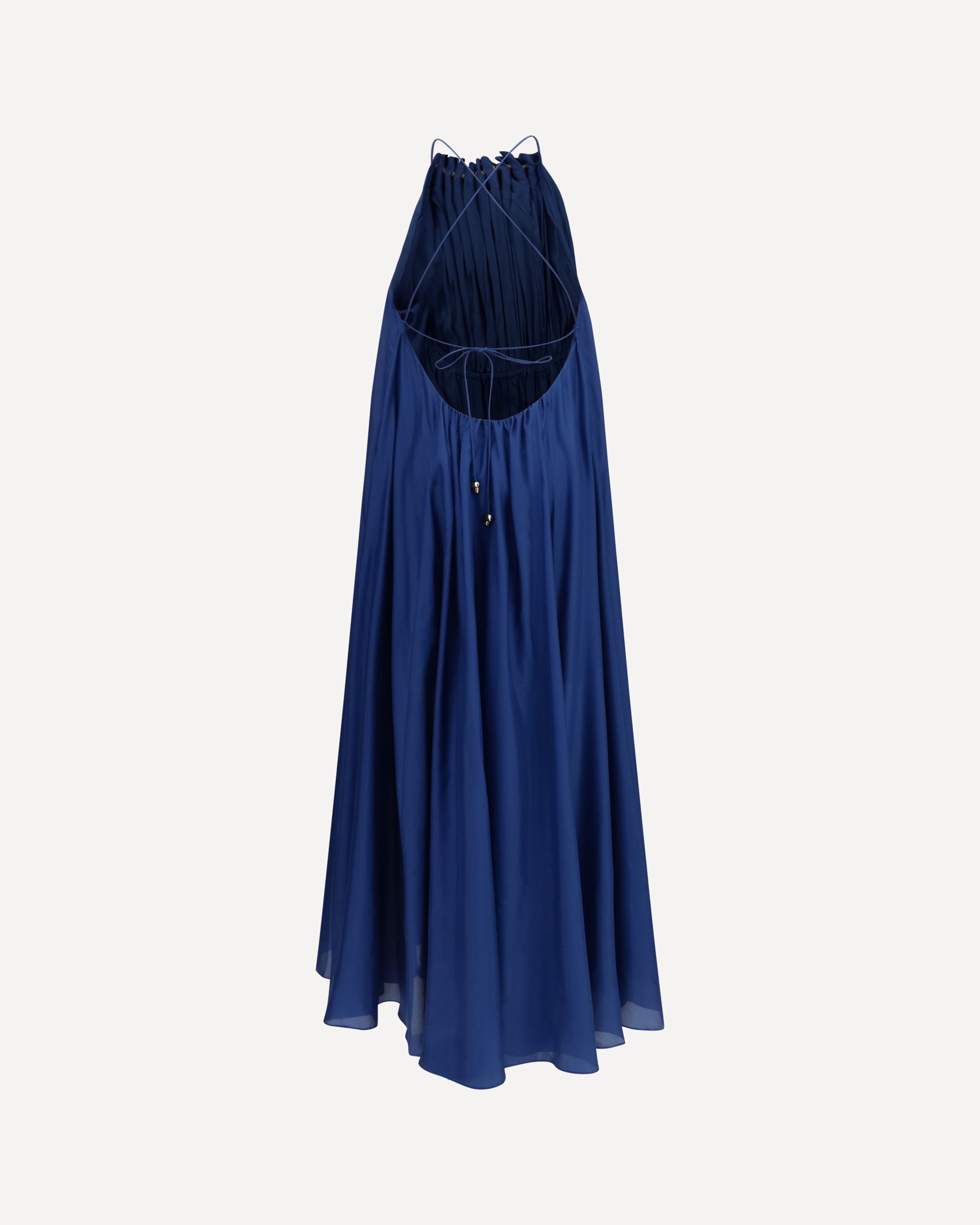 Zimmermann Aster Gathered Bead Maxi Dress in Blue