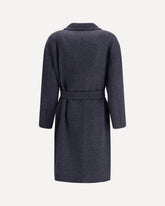 Cappotto Carnia in Lana effetto denim - BLU | Base Blu