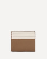 Saffiano leather Card Holder - BEIGE | Base Blu